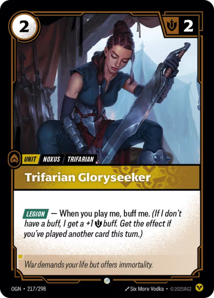 Trifarian Gloryseeker Origins