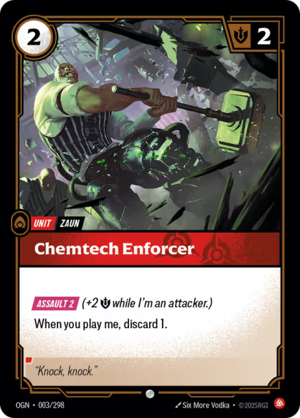 Chemtech Enforcer Origins