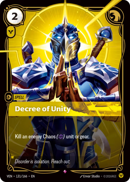 Decree of Unity Vendetta