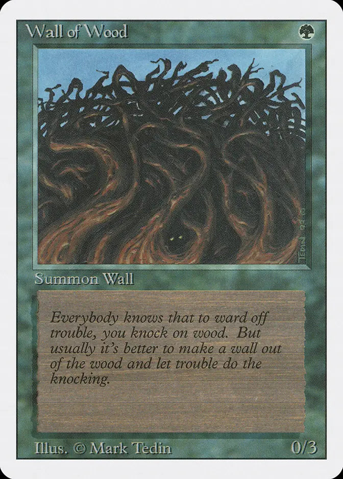 Wall of Wood Revised
