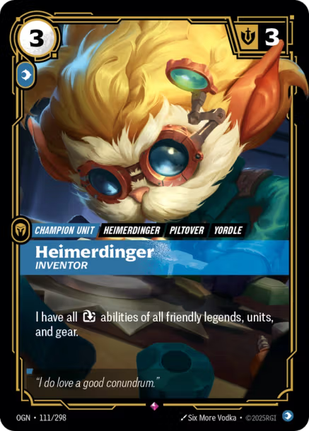 Heimerdinger, Inventor Origins