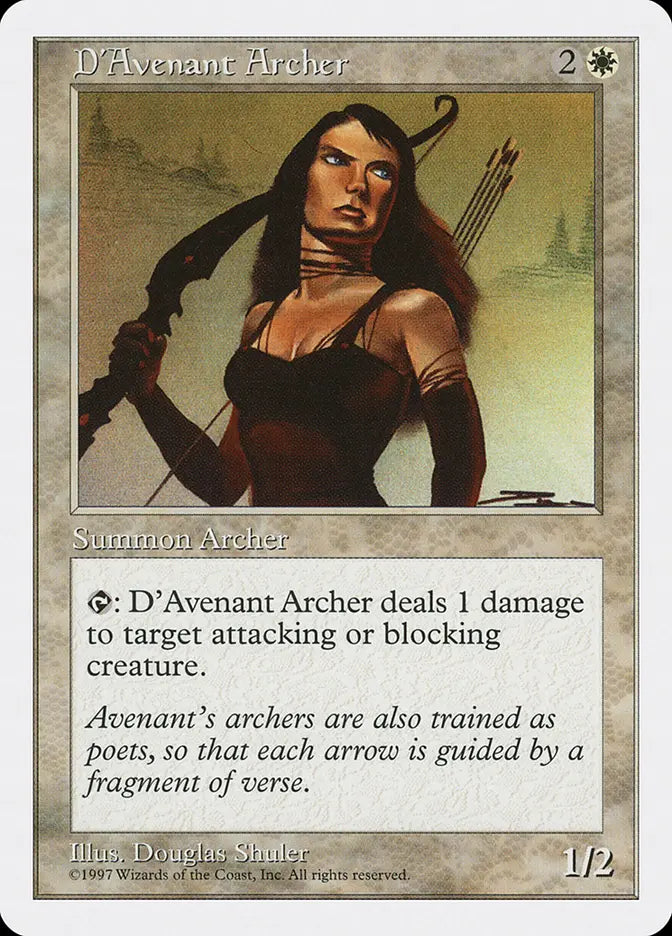 D'Avenant Archer Fifth Edition