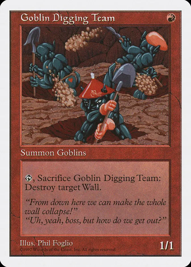 Goblin Digging Team Fifth Edition