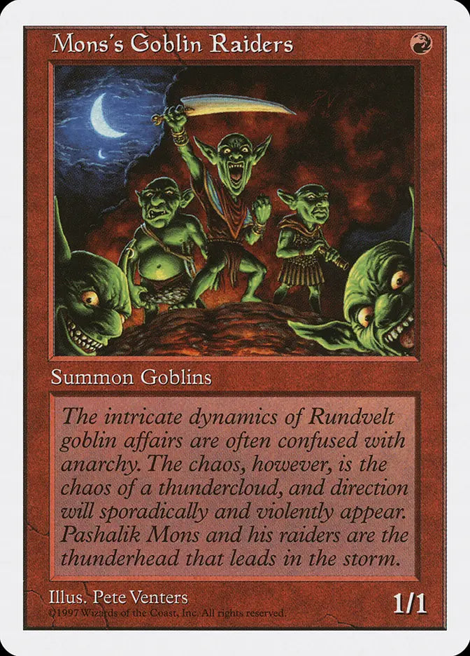 Mons's Goblin Raiders Fifth Edition