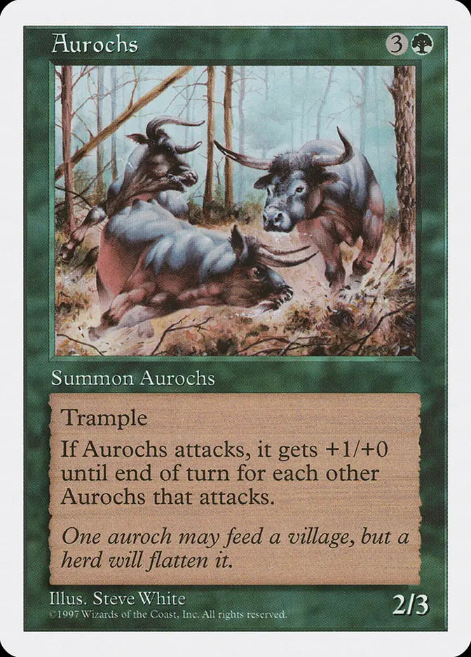 Aurochs Fifth Edition