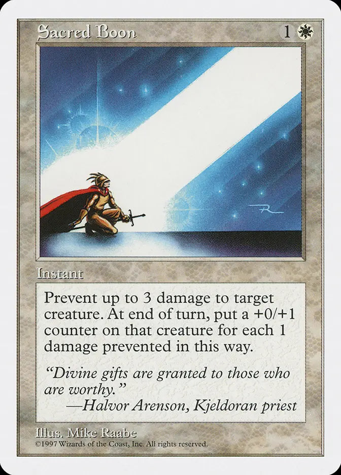 Sacred Boon Fifth Edition