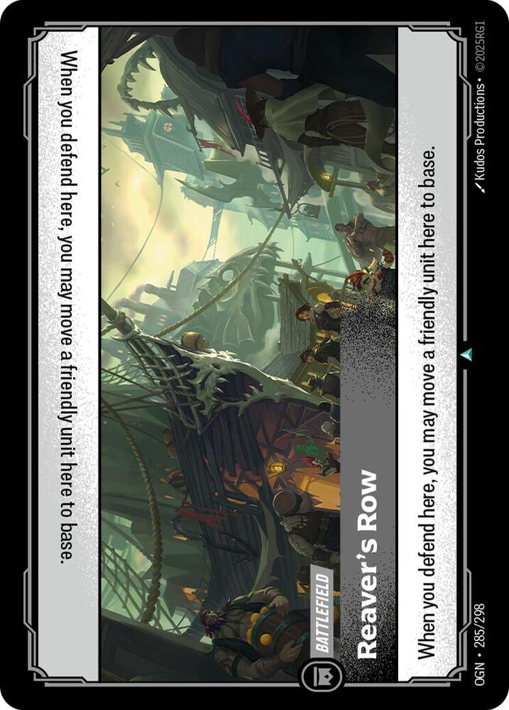 Reaver's Row Origins