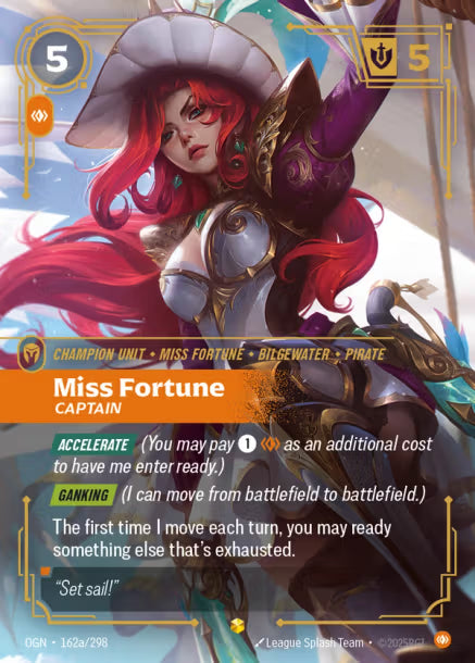 Miss Fortune, Captain Alternate Art Origins