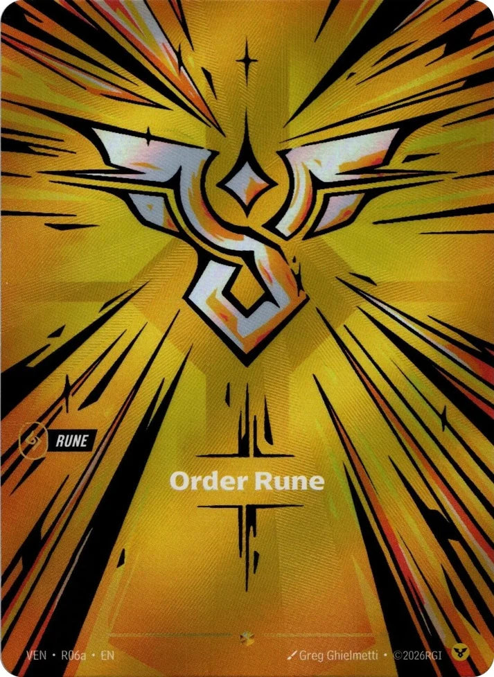 Order Rune Alternate Art (R06a) Vendetta