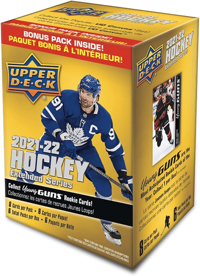 Upper Deck 2021-22 Extended Series Hockey Trading Card Blaster Box