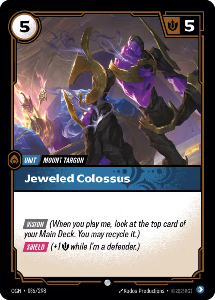 Jeweled Colossus Origins