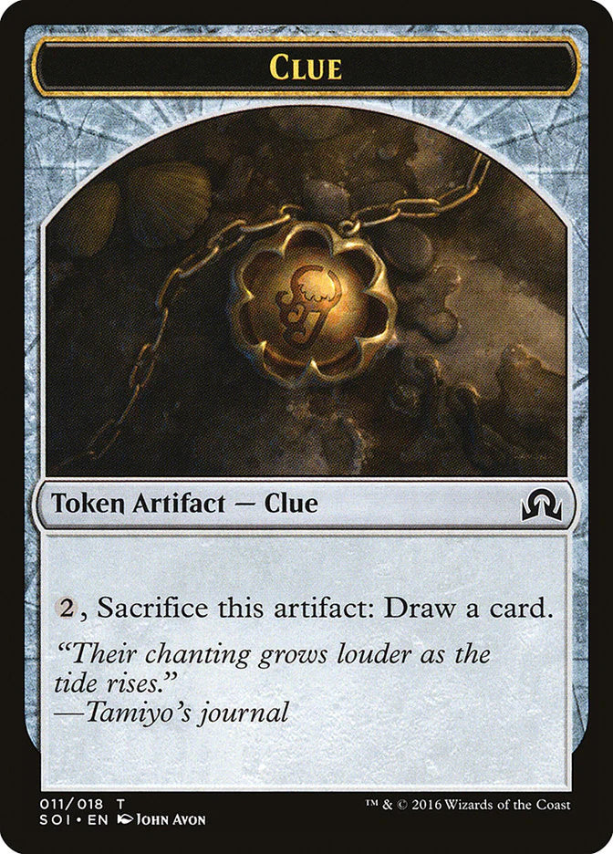 Clue Token (11) Shadow Over Innistrad