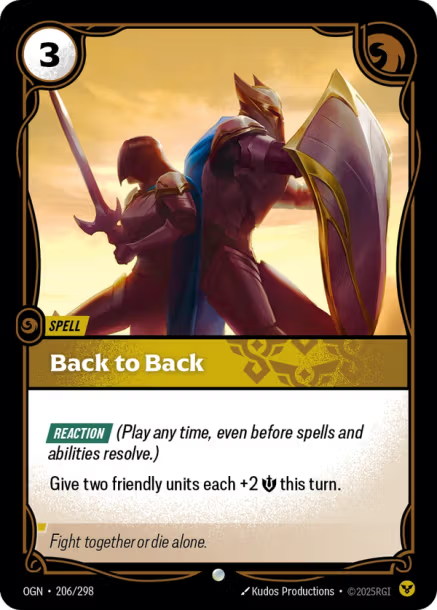 Back to Back Origins