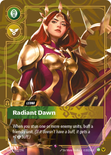 Leona Radiant Dawn Origins