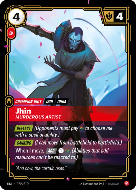 Jhin, Murderous Artist Unleashed