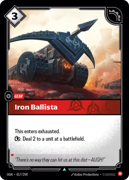 Iron Ballista Origins