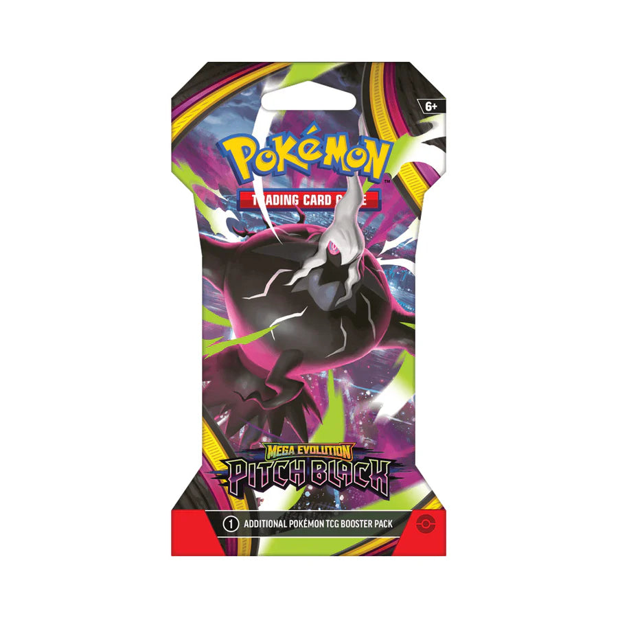 Pokemon Mega Evolution Pitch Black Sleeved Booster Pack
