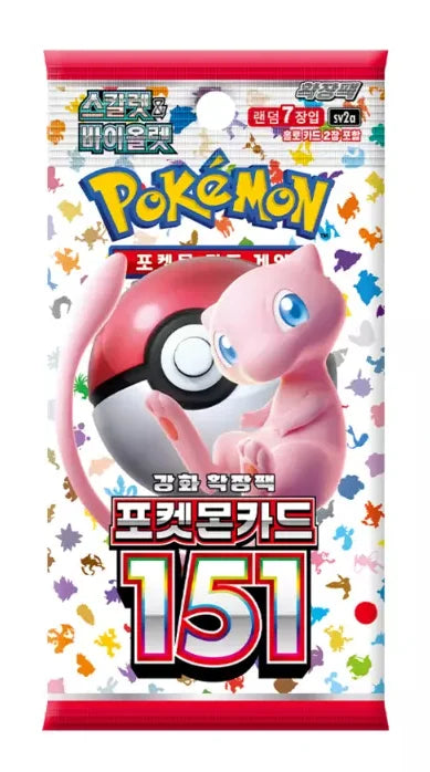 POKEMON - POKEMON 151 - BOOSTER PACK (KOREAN)  - SCARLET & VIOLET