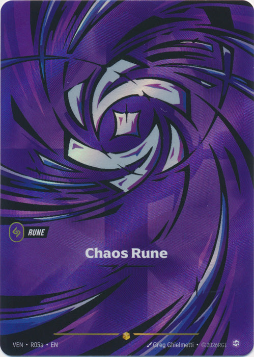 Chaos Rune Alternate Art (R05a) Vendetta