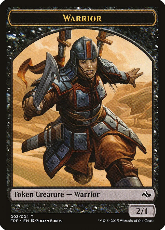 Warrior Token Fate Reforged