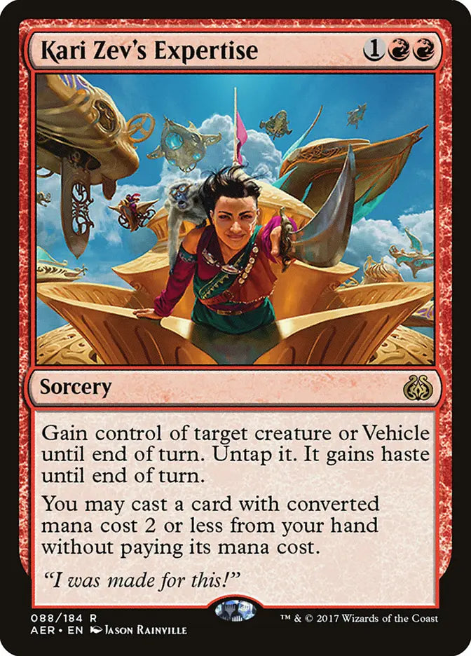 Kari Zev's Expertise Aether Revolt