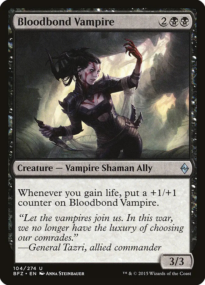 Bloodbond Vampire Battle for Zendikar
