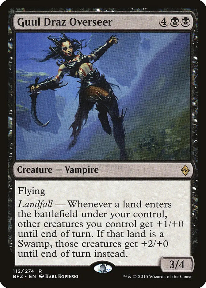 Guul Draz Overseer Battle for Zendikar