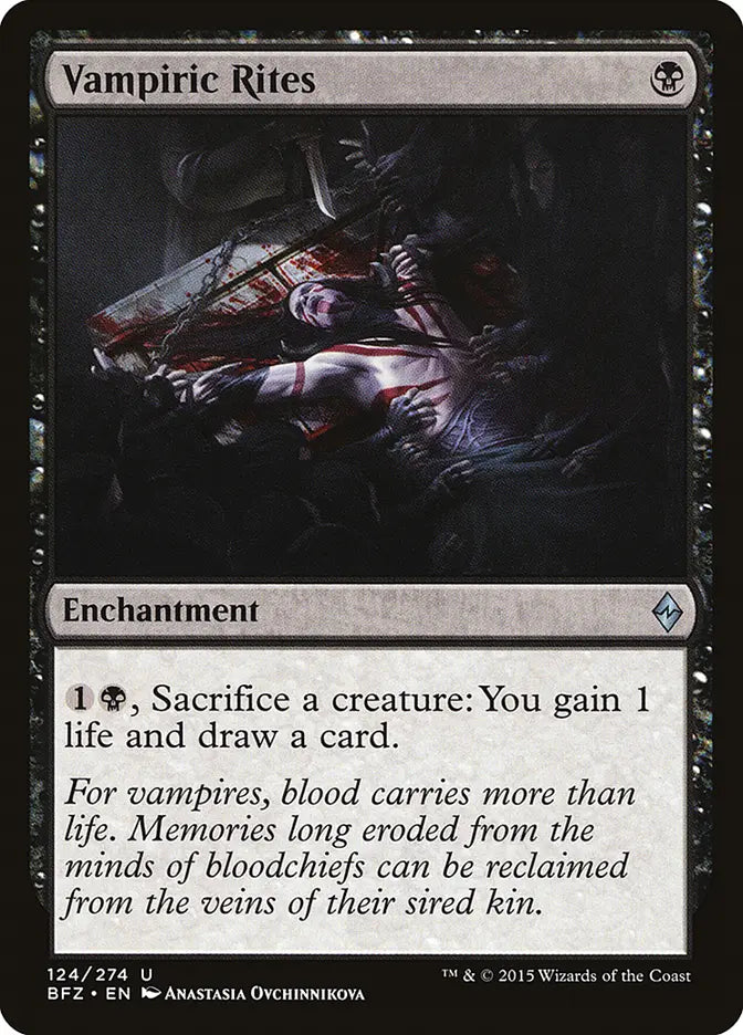Vampiric Rites Battle for Zendikar