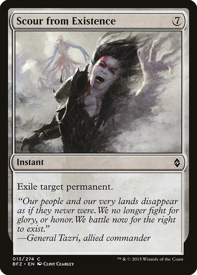 Scour from Existence Battle for Zendikar