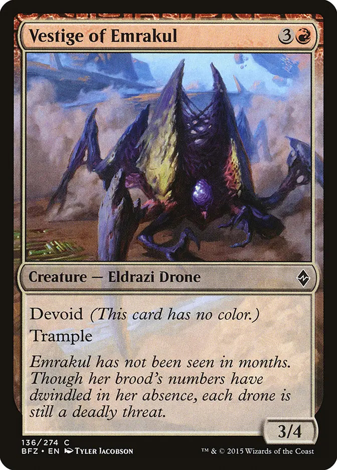 Vestige of Emrakul Battle for Zendikar