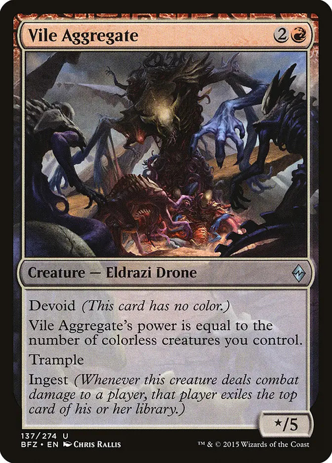 Vile Aggregate Battle for Zendikar