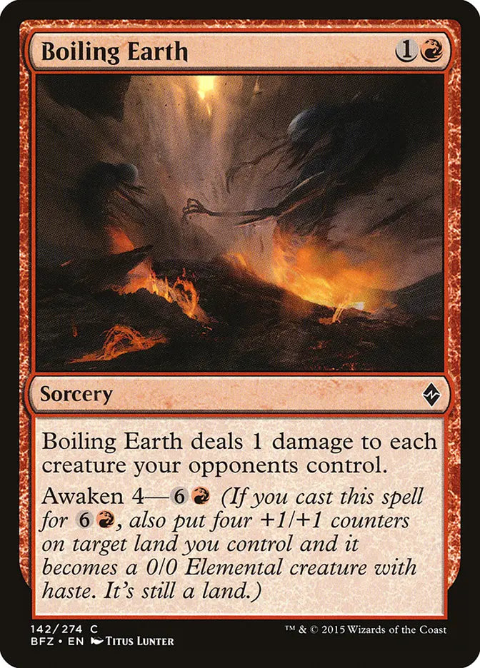 Boiling Earth Battle for Zendikar