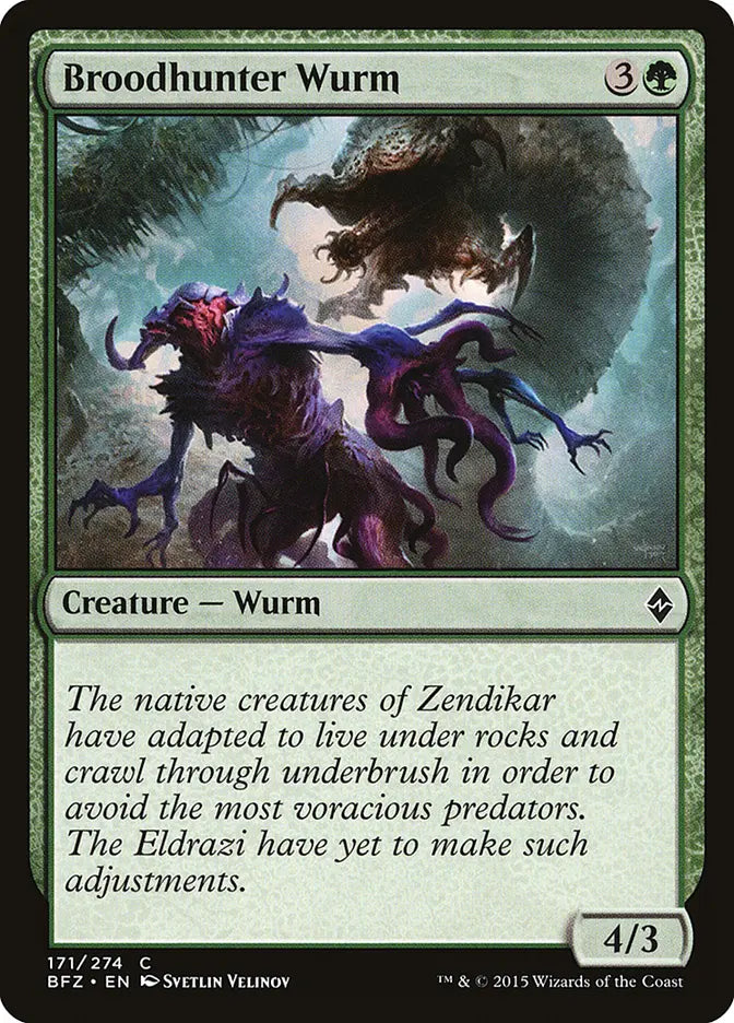 Broodhunter Wurm Battle for Zendikar