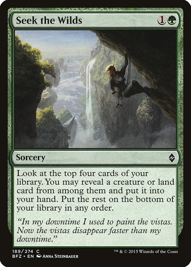 Seek the Wilds Battle for Zendikar