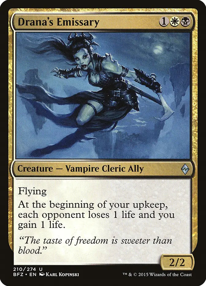 Drana's Emissary Battle for Zendikar