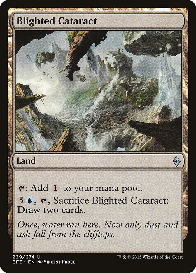 Blighted Cataract Battle for Zendikar