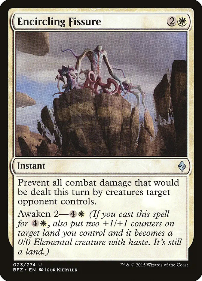 Encircling Fissure Battle for Zendikar