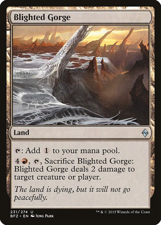 Blighted Gorge Battle for Zendikar
