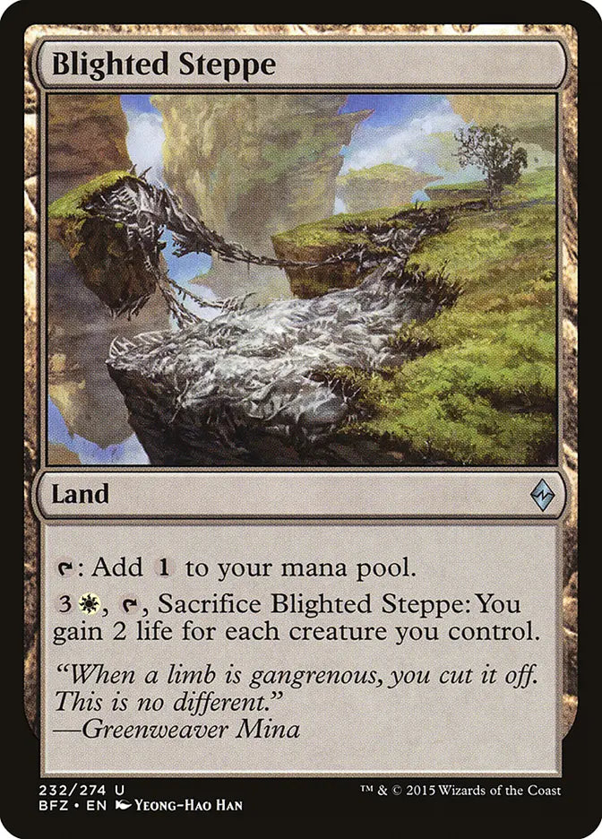 Blighted Steppe Battle for Zendikar