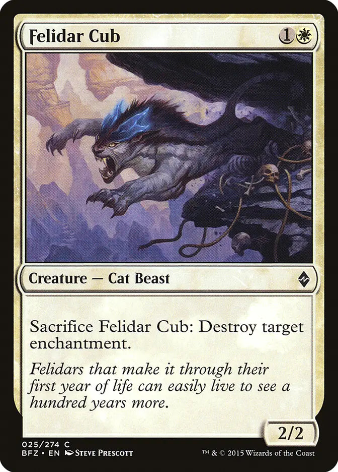 Felidar Cub Battle for Zendikar