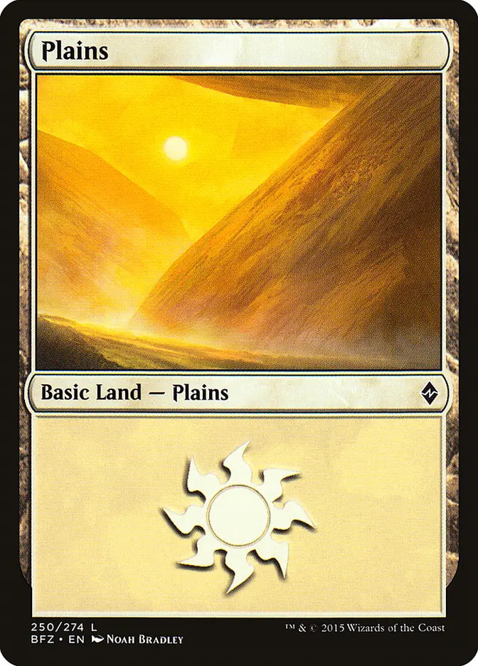 Plains (250) Battle for Zendikar