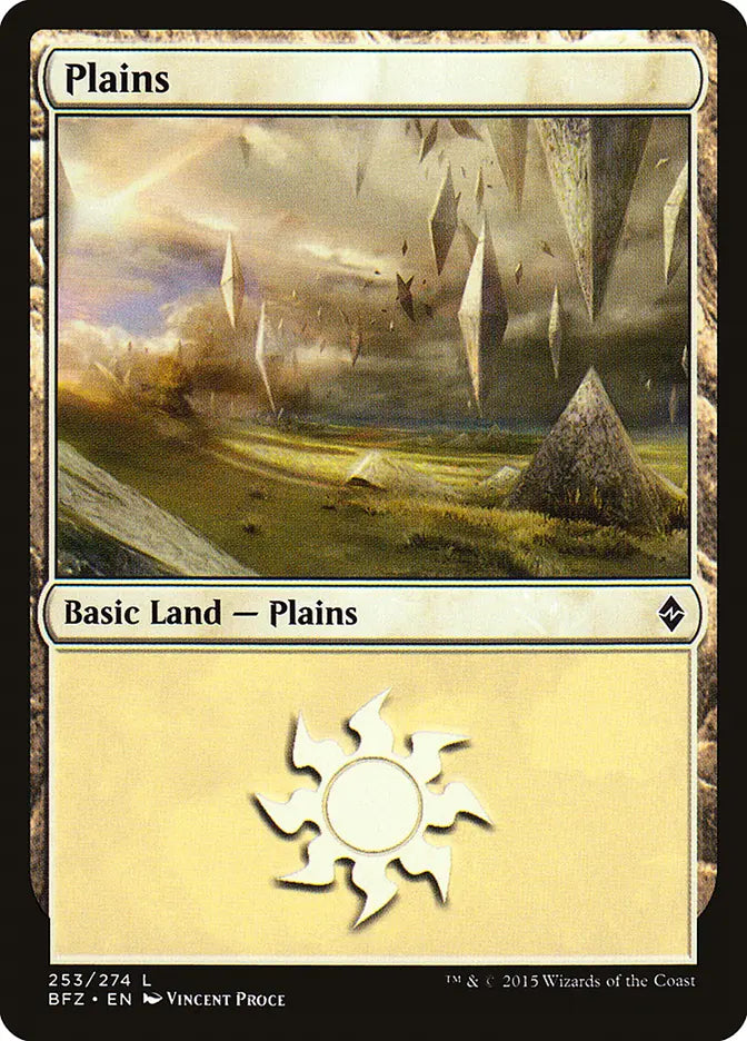Plains (253) Battle for Zendikar