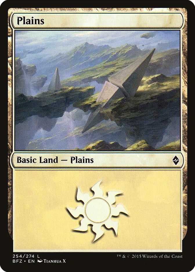 Plains (254) Battle for Zendikar