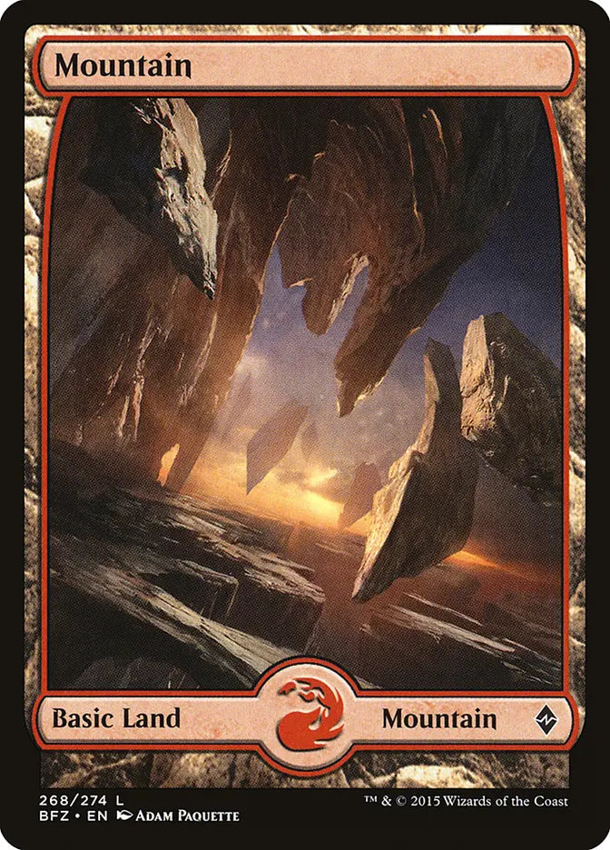 Mountain (268) Full Art Battle for Zendika