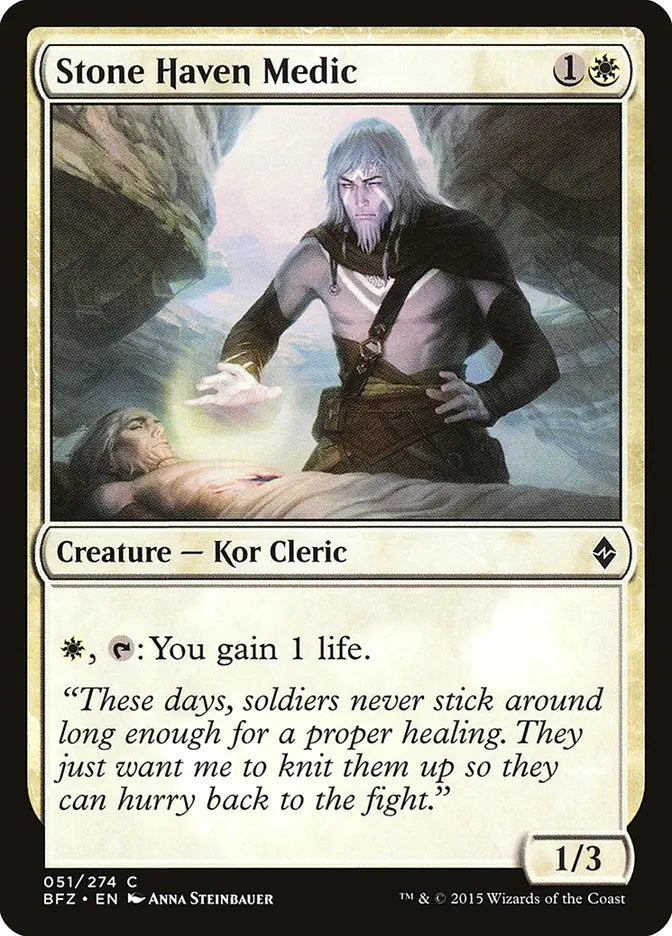 Stone Haven Medic Battle for Zendikar