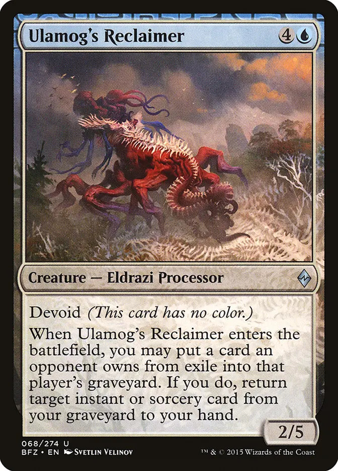 Ulamog's Reclaimer Battle for Zendikar