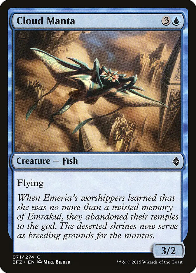 Cloud Manta Battle for Zendikar