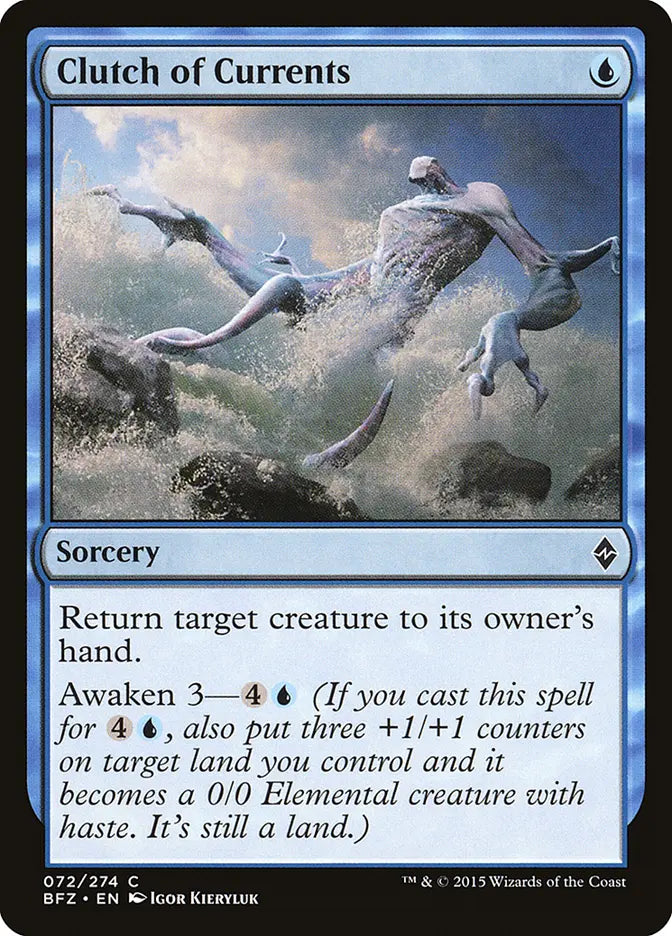 Clutch of Currents Battle for Zendikar