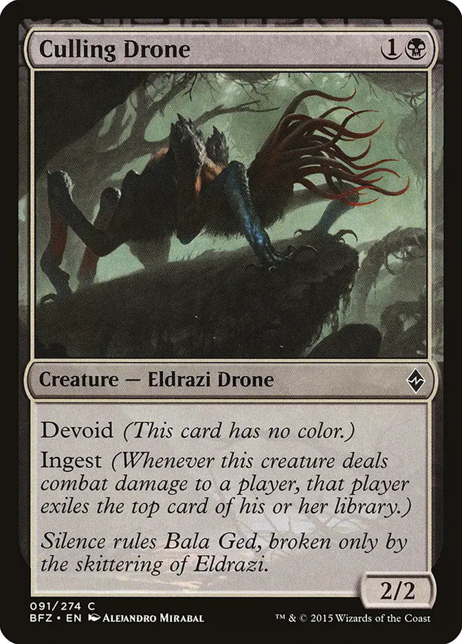 Culling Drone Battle for Zendikar