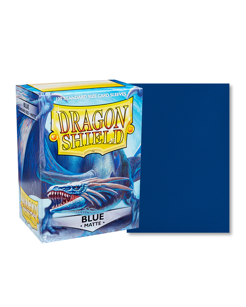 Dragon Shield 100ct Standard Size Blue Matte